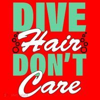 Dive Hair Don't Care Santa Hat thumb 1