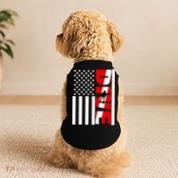 Diver American Flag Doggie Tank thumb 2