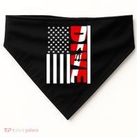 Diver American Flag USA-Made Doggie Bandana thumb 0