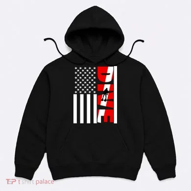 Diver American Flag Hoodie