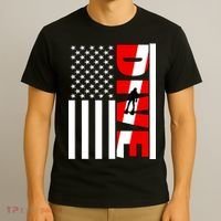 Diver American Flag T-Shirt thumb 3