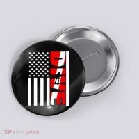 Diver American Flag Button thumb 0