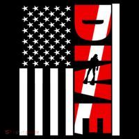Diver American Flag Bucket Hat thumb 4