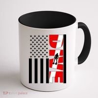 Diver American Flag Coffee Mug thumb 1