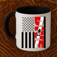 Diver American Flag Coffee Mug thumb 2