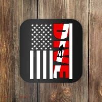 Diver American Flag Coaster thumb 0