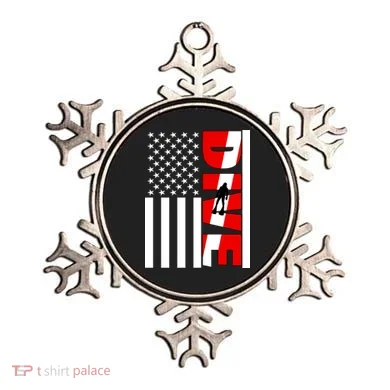 Diver American Flag Ornament