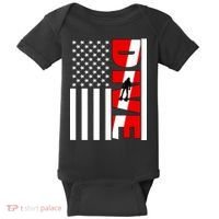 Diver American Flag Baby Bodysuit thumb 0