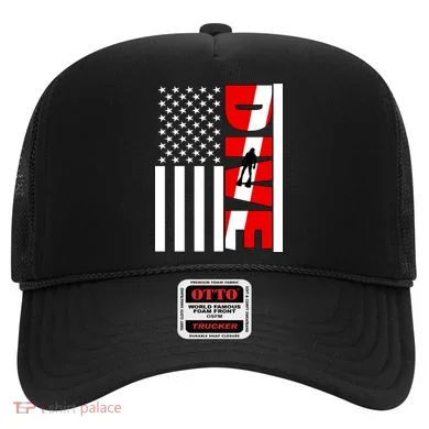 Diver American Flag Hat