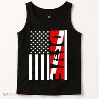 Diver American Flag Tank Top thumb 2
