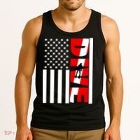 Diver American Flag Tank Top thumb 3