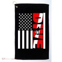 Diver American Flag Golf Towel thumb 0