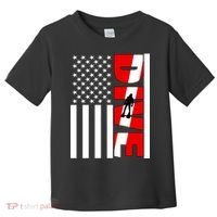 Diver American Flag Toddler T-Shirt thumb 0