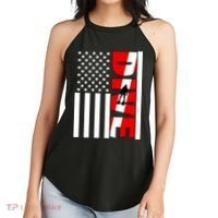 Diver American Flag Women's Perfect Tri Rocker Tank thumb 2