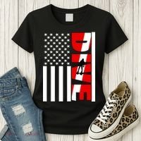 Diver American Flag Women's T-Shirt thumb 3