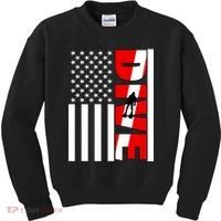 Diver American Flag Kids Sweatshirt thumb 0