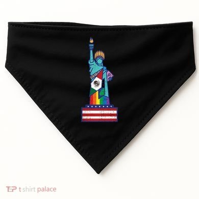 Diverse Statue Of Liberty USA-Made Doggie Bandana