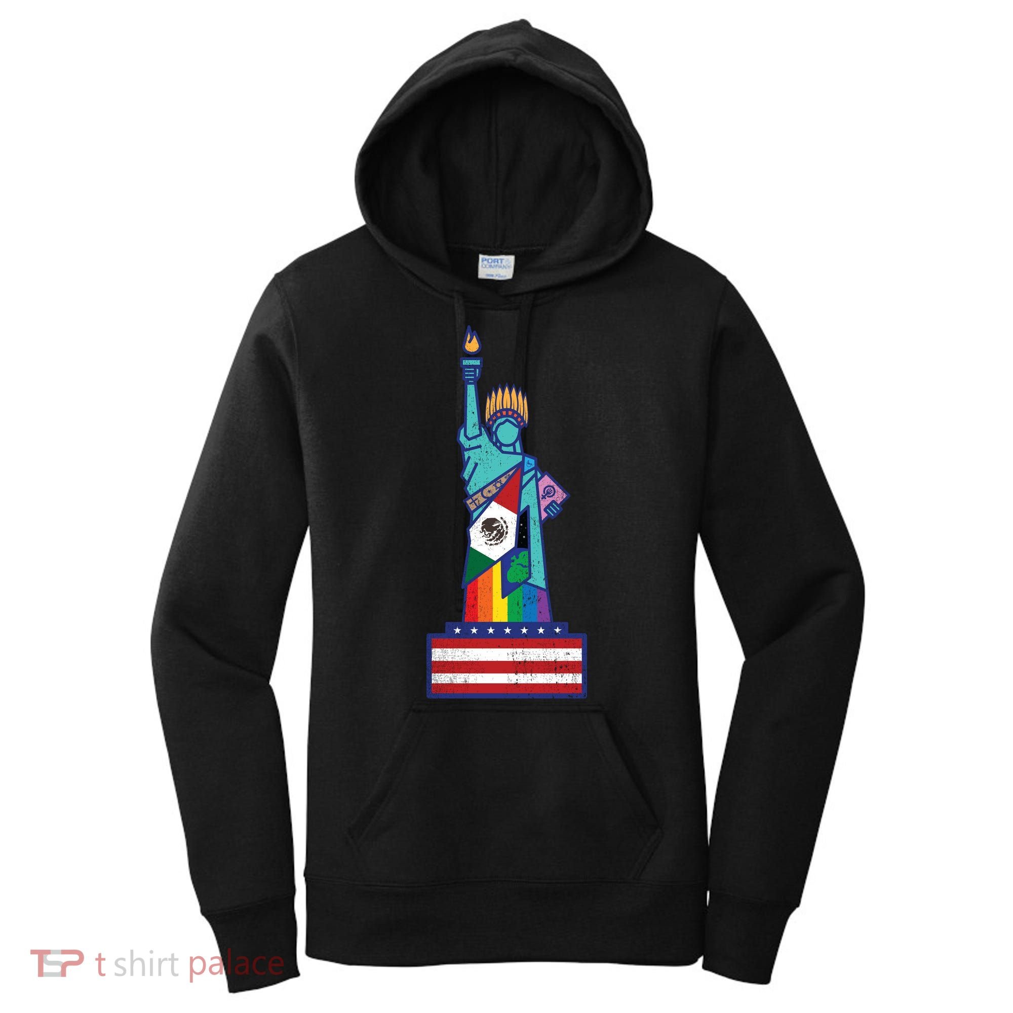 Diverse Statue Of Liberty Women's Hoodie
