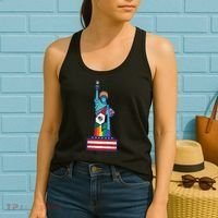 Diverse Statue Of Liberty Women's Tank Top thumb 2