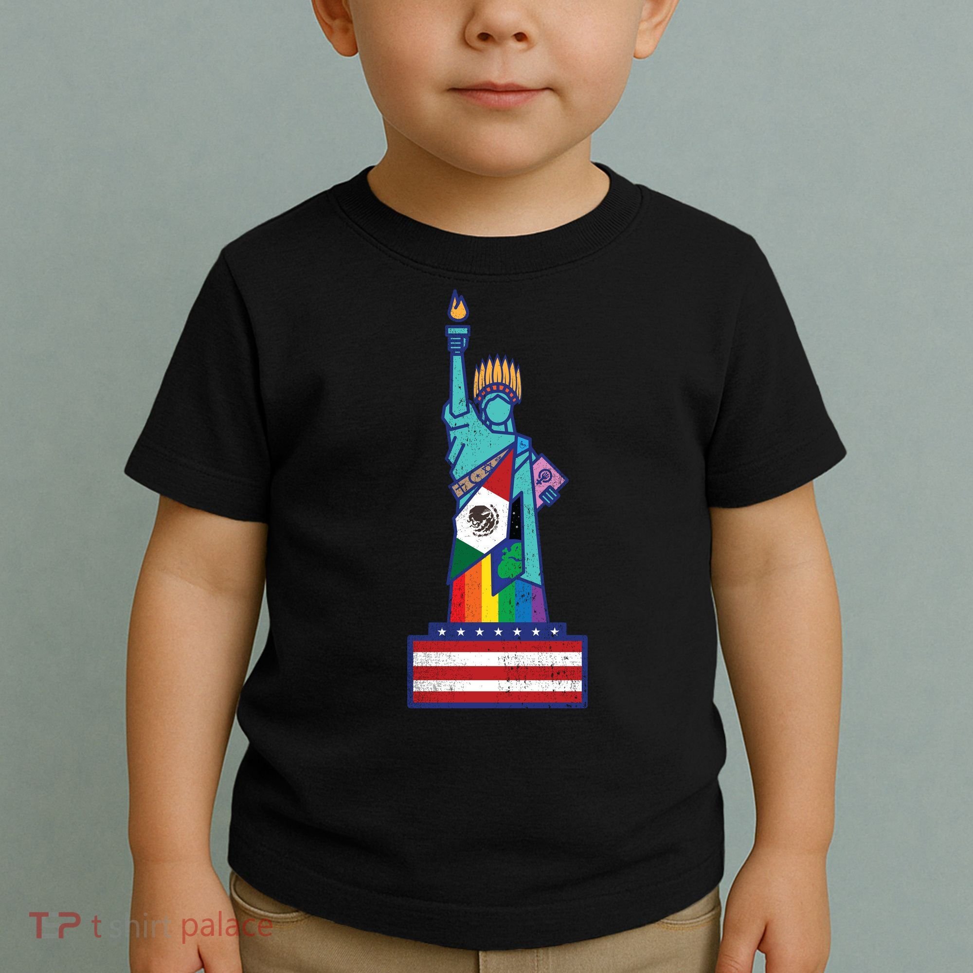 Diverse Statue Of Liberty Toddler T-Shirt