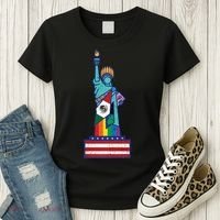 Diverse Statue Of Liberty Women's T-Shirt thumb 3