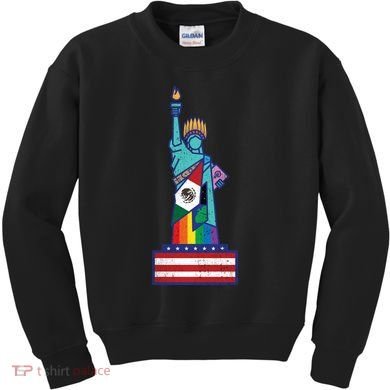 Diverse Statue Of Liberty Kids Sweatshirt