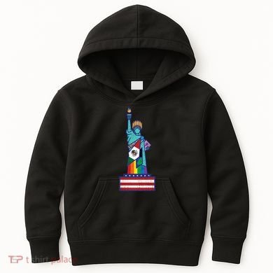 Diverse Statue Of Liberty Kids Hoodie