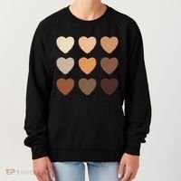 Diversity Skintones Hearts  Women's Sweatshirt thumb 0