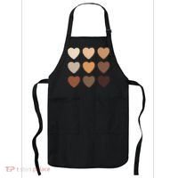 Diversity Skintones Hearts  Apron thumb 0