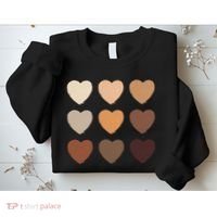 Diversity Skintones Hearts  Sweatshirt thumb 2