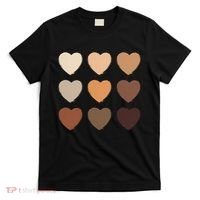 Diversity Skintones Hearts  T-Shirt thumb 0