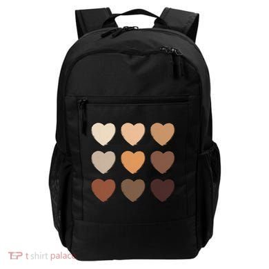 Diversity Skintones Hearts  Backpack