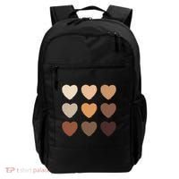 Diversity Skintones Hearts  Backpack thumb 0