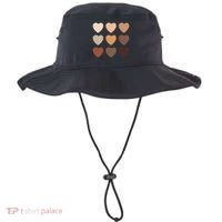 Diversity Skintones Hearts  Bucket Hat thumb 0