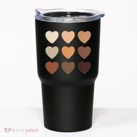 Diversity Skintones Hearts  Tumbler thumb 0