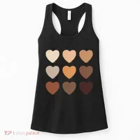 Diversity Skintones Hearts  Women's Tank Top thumb 0