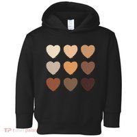 Diversity Skintones Hearts  Toddler Hoodie thumb 0
