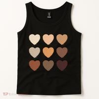 Diversity Skintones Hearts  Tank Top thumb 2