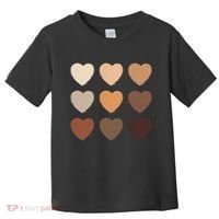 Diversity Skintones Hearts  Toddler T-Shirt thumb 0