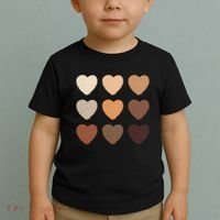 Diversity Skintones Hearts  Toddler T-Shirt thumb 2