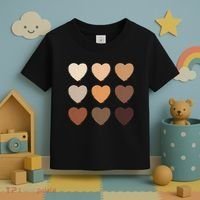 Diversity Skintones Hearts  Toddler T-Shirt thumb 3