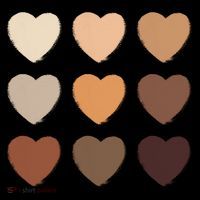 Diversity Skintones Hearts  Toddler T-Shirt thumb 4
