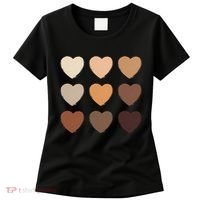 Diversity Skintones Hearts  Women's T-Shirt thumb 0