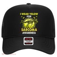 Dinosaur I Wear Yellow For Sarcoma Awareness Gift Hat thumb 0
