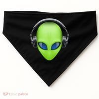 DJ Alien Headphones USA-Made Doggie Bandana thumb 0