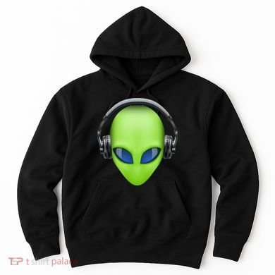 DJ Alien Headphones Hoodie