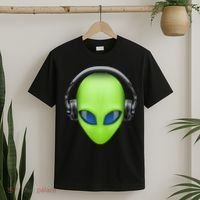 DJ Alien Headphones T-Shirt thumb 2