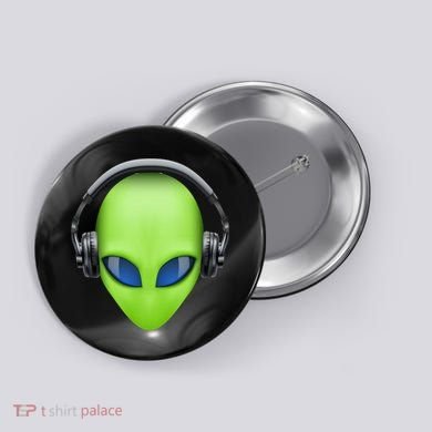 DJ Alien Headphones Button