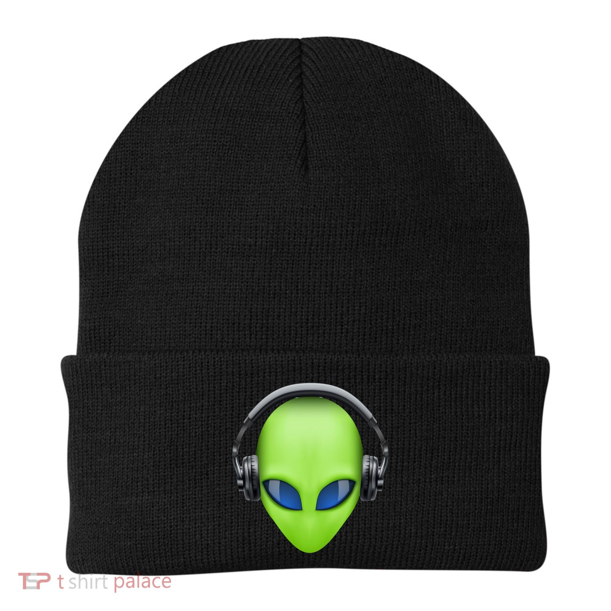 DJ Alien Headphones Beanie