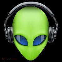 DJ Alien Headphones Coaster thumb 2
